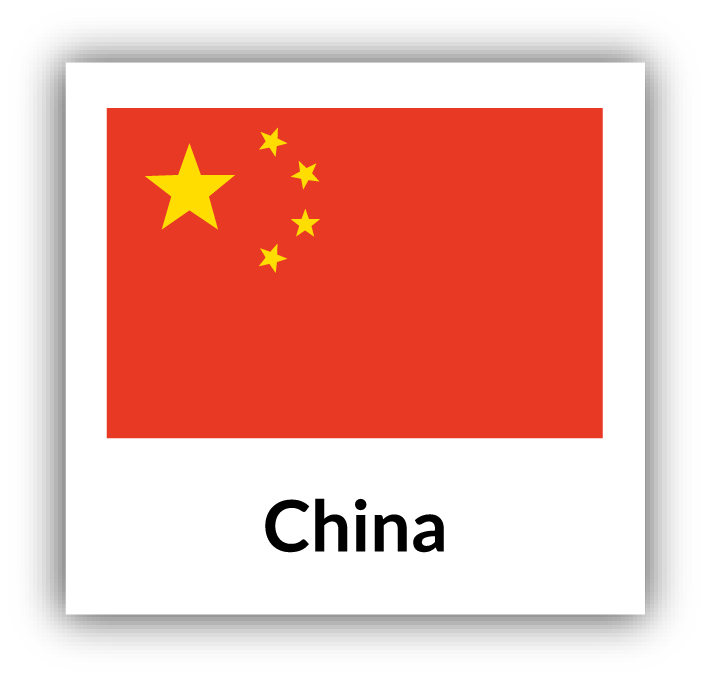 china-outline-text